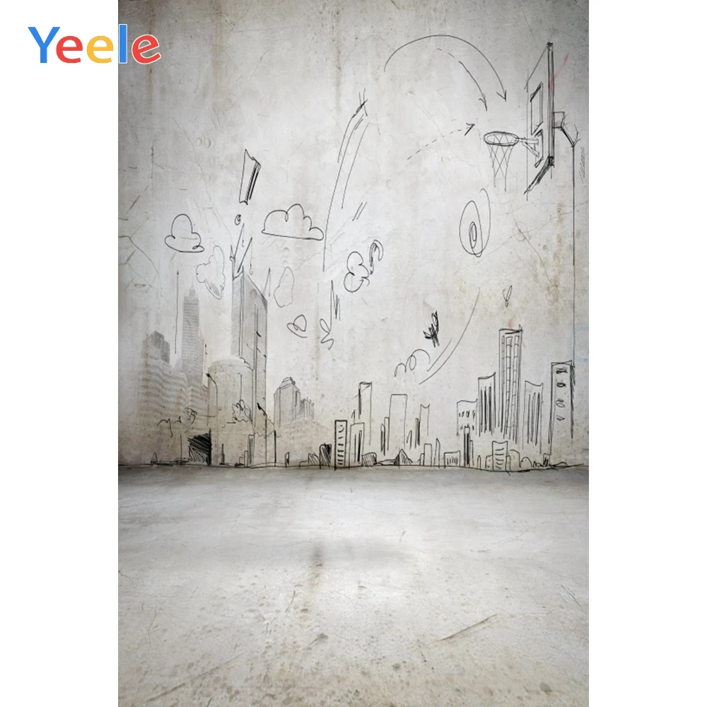 Yeele Old Wall Faded Basketball Court Drawing Portrait Photography Background Customized Photographic Backdrops for Photo Studio
Yeele Old Wall Faded Basketball Court Drawing Portrait Photography Background Customized Photographic Backdrops for Photo Studio