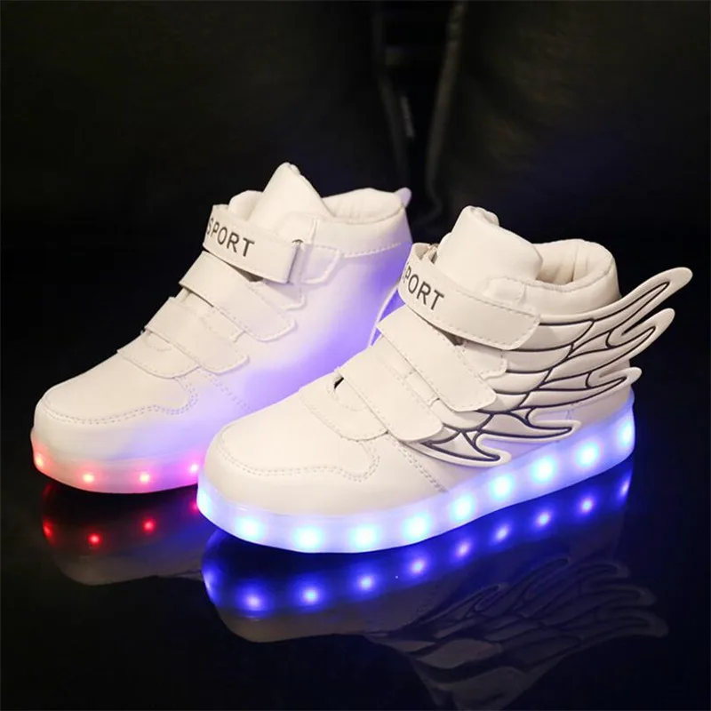 CNFSNJ 2018 new Boys And Girls Angel Wings Kids LED Luminous Sneakers,USB Charging Shoes With 7 Colors Light Casual Girls Flats
CNFSNJ 2018 new Boys And Girls Angel Wings Kids LED Luminous Sneakers,USB Charging Shoes With 7 Colors Light Casual Girls Flats