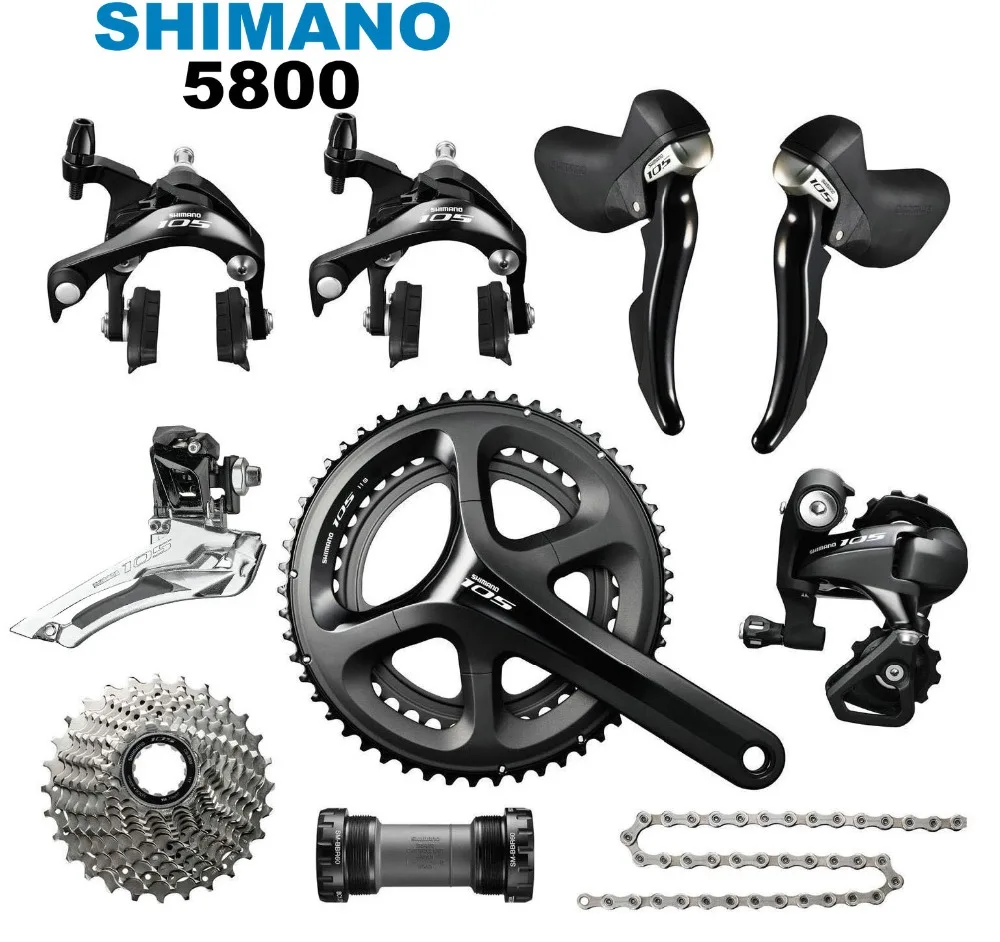 Original Shimano 105 5800 Groupset 2x11S 22 Speed 50-34T 53-39T 170mm 172.5mm 175mm Kit for Road Bike Bicycle
Original Shimano 105 5800 Groupset 2x11S 22 Speed 50-34T 53-39T 170mm 172.5mm 175mm Kit for Road Bike Bicycle