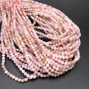 2mm Natural Faceted Stone Beads pink opal beads Round Small section Loose gem Beads pink spacer bead For Jewelry Making Bracelet
2mm Natural Faceted Stone Beads pink opal beads Round Small section Loose gem Beads pink spacer bead For Jewelry Making Bracelet
