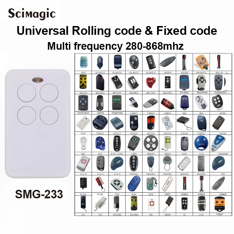 10pcs Multi frequency copy 280-868mhz rolling code fixed code garage door remote control duplicator fob free shipping
10pcs Multi frequency copy 280-868mhz rolling code fixed code garage door remote control duplicator fob free shipping