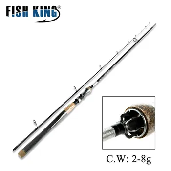 FISH KING 2 section Carbon Fishing Rod Spinning Light L power casting weight 2-8G Line 3-8LB Fast Travel Fishing Lure Rod 2.4m
FISH KING 2 section Carbon Fishing Rod Spinning Light L power casting weight 2-8G Line 3-8LB Fast Travel Fishing Lure Rod 2.4m