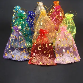 100pcs 15x20CM 17x23CM 20x30CM Heart Organza Bags Jewelry Packaging Bags Wedding Drawable Bags Large Gift Bag
100pcs 15x20CM 17x23CM 20x30CM Heart Organza Bags Jewelry Packaging Bags Wedding Drawable Bags Large Gift Bag