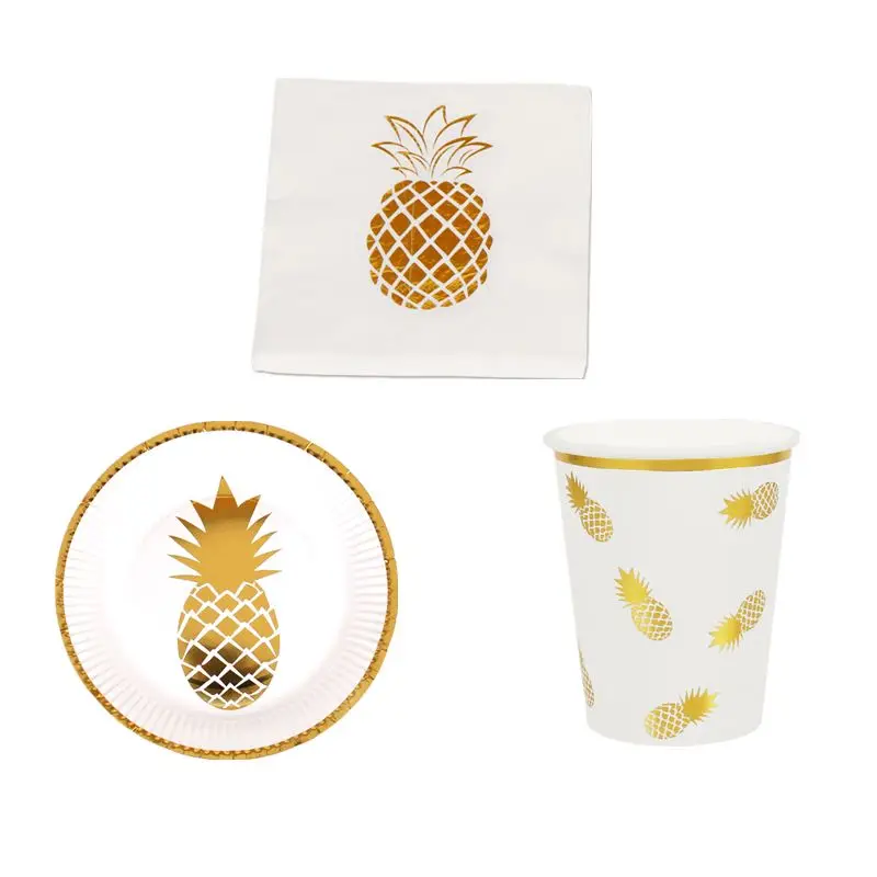 Hawaii Pineapple Party Plate paper dishes cup napkin Fruit Festival decoration Kid Wedding Party Birthday Party Tableware Supply
Hawaii Pineapple Party Plate paper dishes cup napkin Fruit Festival decoration Kid Wedding Party Birthday Party Tableware Supply