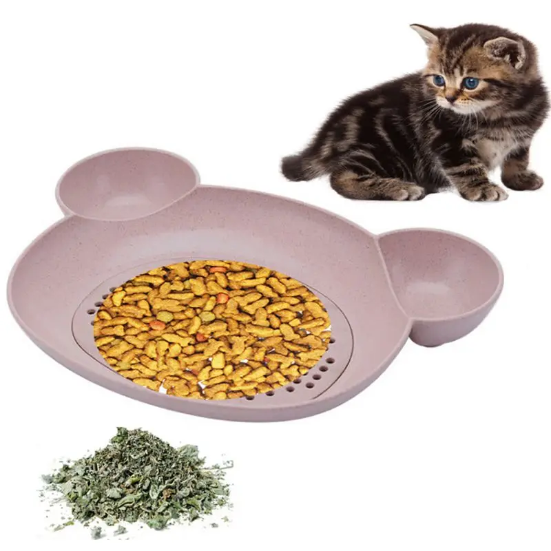 Catnip Cat Double Bowl Catmint Lure Bowl Oblique Mouth Explosion Pet Food Feeder Color Random New
Catnip Cat Double Bowl Catmint Lure Bowl Oblique Mouth Explosion Pet Food Feeder Color Random New