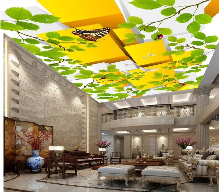 Customized large vinyl ceiling roll 3d ceiling painting branch pigeons ceiling murals non-woven 3d photo ceiling
Customized large vinyl ceiling roll 3d ceiling painting branch pigeons ceiling murals non-woven 3d photo ceiling
