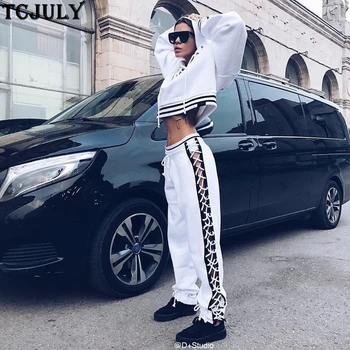 TCJULY New 100% Cotton Side Criss Cross Ties Up Sweatpants Drawstring Loose Casual Women's Trousers Streetwear Slim Jogger Pants
TCJULY New 100% Cotton Side Criss Cross Ties Up Sweatpants Drawstring Loose Casual Women's Trousers Streetwear Slim Jogger Pants
