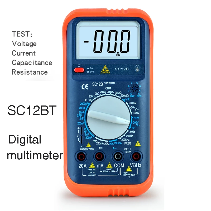 Digital Multimeter AC DC Meter Multifunction PortableVoltage Ohm Capacitance Tester Voltmeter Ammeter Multimeter
Digital Multimeter AC DC Meter Multifunction PortableVoltage Ohm Capacitance Tester Voltmeter Ammeter Multimeter