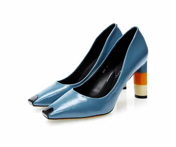 Colored heel fashion women high heel shoes metal square toe girls party wedding shoes spring women pumps high heels
Colored heel fashion women high heel shoes metal square toe girls party wedding shoes spring women pumps high heels