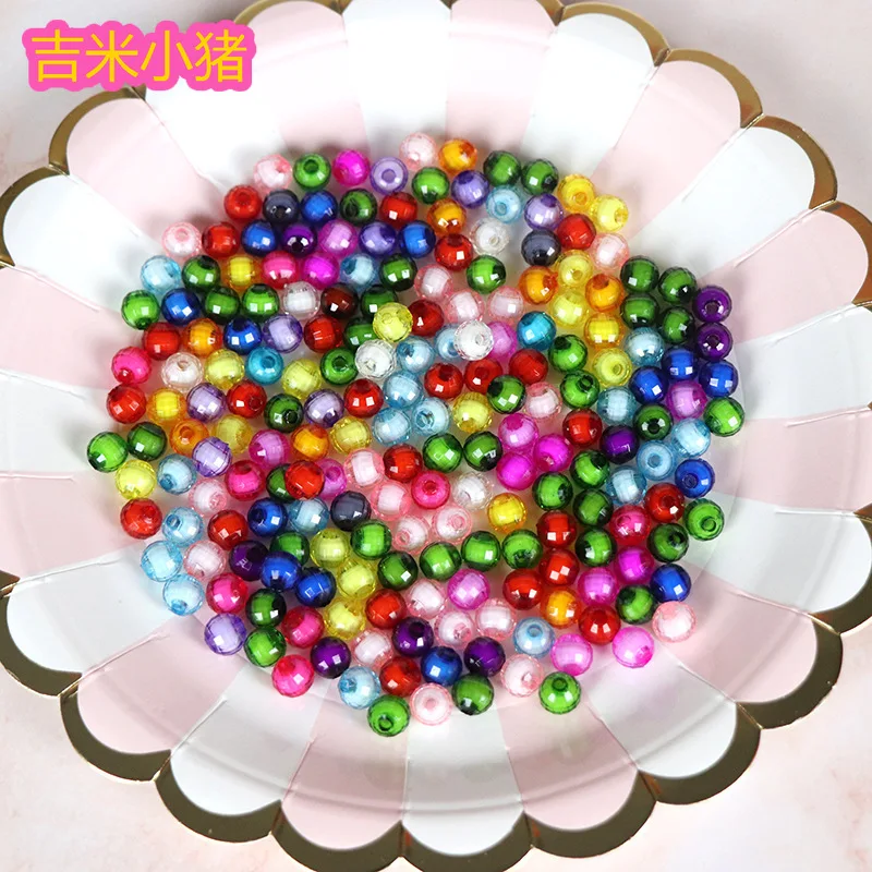 50pcs/lot Round Acrylic Beads Toys For Children Girl Handmade DIY Bracelet Necklace Colorful Kids Crystal Bead Diy Gift
50pcs/lot Round Acrylic Beads Toys For Children Girl Handmade DIY Bracelet Necklace Colorful Kids Crystal Bead Diy Gift