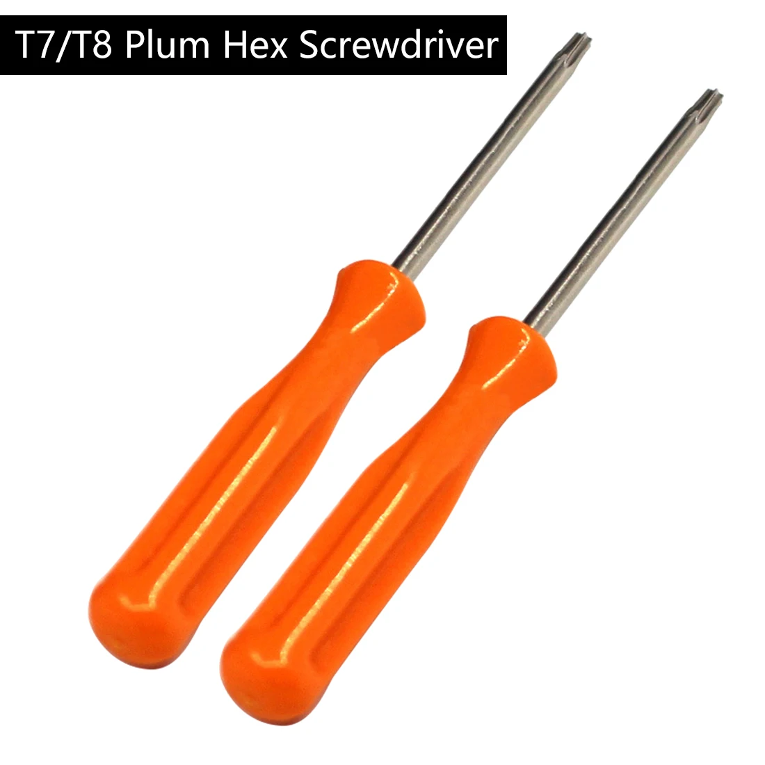 1Pc Orange Torx T7 Precision Screwdriver + 1Pc T8 Security Screwdriver Tool for PS3/ PS4 Tamperproof Hole
1Pc Orange Torx T7 Precision Screwdriver + 1Pc T8 Security Screwdriver Tool for PS3/ PS4 Tamperproof Hole