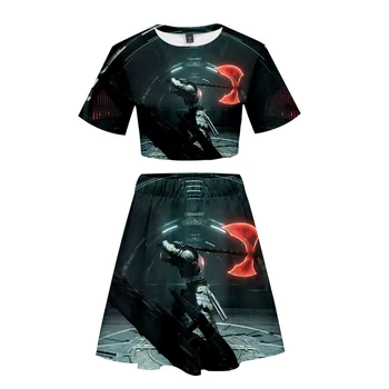 Doom Eternal Short skirt suit Hot 2 Short Sleeve T-shirt and Doom Eternal dress suit Two Piece High Quality Casual New set
Doom Eternal Short skirt suit Hot 2 Short Sleeve T-shirt and Doom Eternal dress suit Two Piece High Quality Casual New set