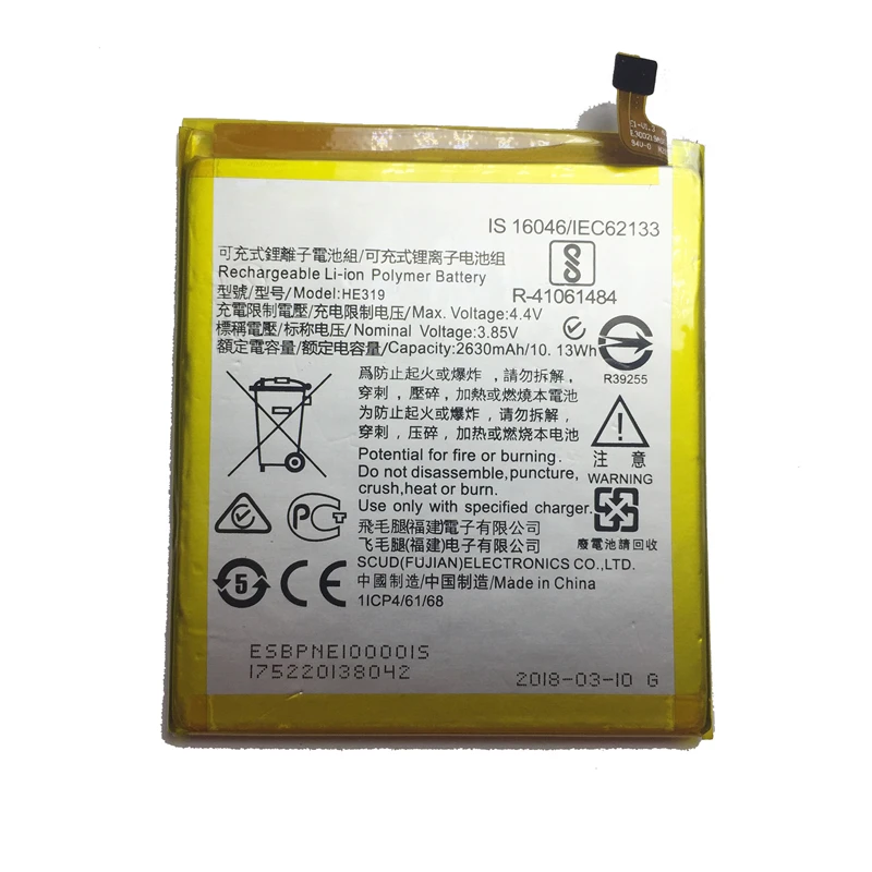 HE338 HE319 HE321 HE316 HE341 Battery For Nokia 2 3 5 6 TA-1029 Nokia2 TA-1032 TA-1020 Nokia3 TA-1053 SIM Dual A-1021 TA-1003
HE338 HE319 HE321 HE316 HE341 Battery For Nokia 2 3 5 6 TA-1029 Nokia2 TA-1032 TA-1020 Nokia3 TA-1053 SIM Dual A-1021 TA-1003