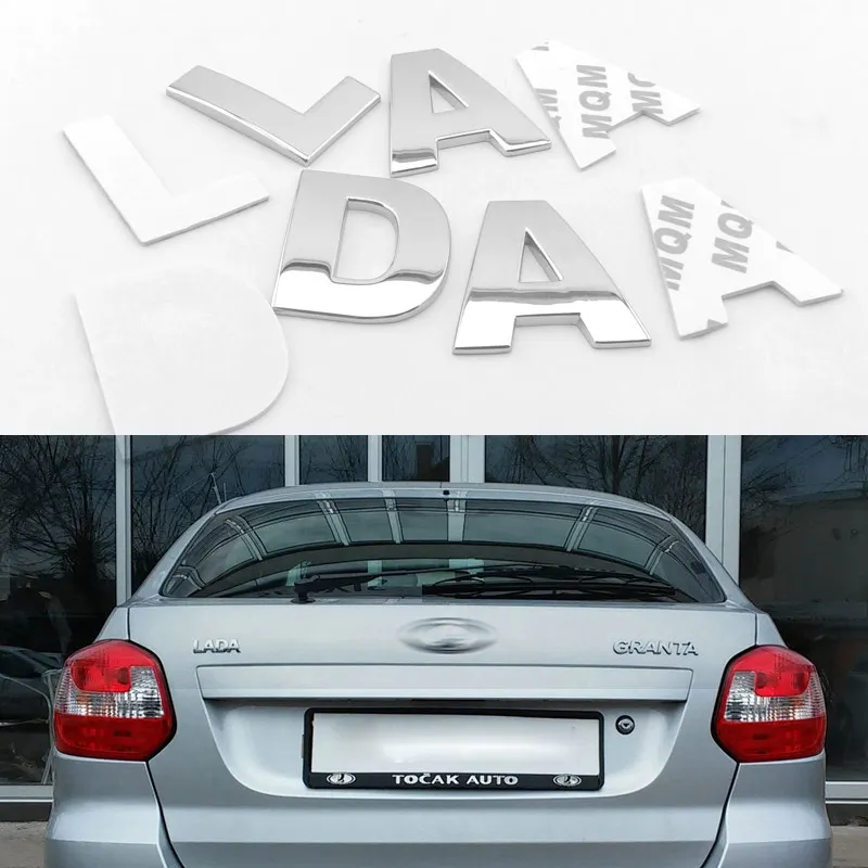 3D Metal Letter Sticker For Lada Logo Kalina Vesta Accessories Auto Trunk Emblem
3D Metal Letter Sticker For Lada Logo Kalina Vesta Accessories Auto Trunk Emblem