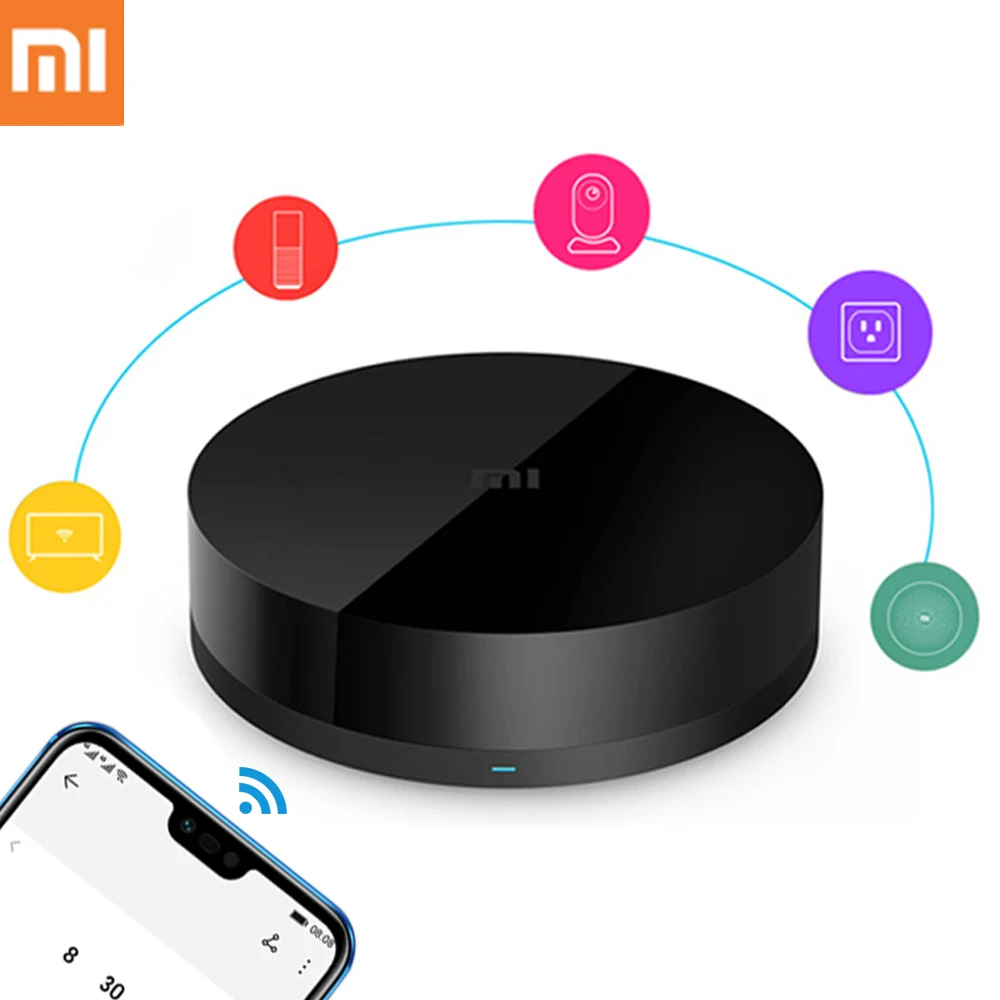 Xiaomi AI Intelligent Universal Smart Remote Controller WiFi Infrared Switch Voice APP Control 360 Degree for Air Conditioner TV
Xiaomi AI Intelligent Universal Smart Remote Controller WiFi Infrared Switch Voice APP Control 360 Degree for Air Conditioner TV