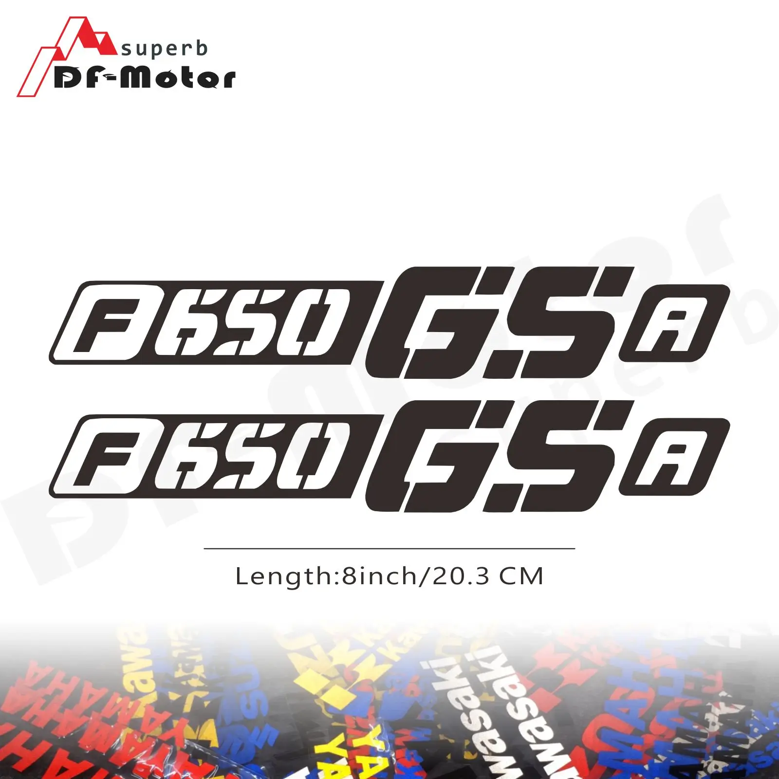 8Inch Reflective Sticker Decal Motorcycle Car Sticker Wheels Fairing Helmet Sticker Decal For BMW F650GSA 2000 - 2007 F650 GS
8Inch Reflective Sticker Decal Motorcycle Car Sticker Wheels Fairing Helmet Sticker Decal For BMW F650GSA 2000 - 2007 F650 GS