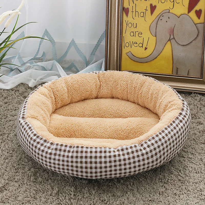 FUNABKY 50*12cm Lattice Cotton Round Dog Bed Washable Pet Bed Waterproof Handwash Soft Bed Medium Dogs Kennel Dog Beds & Mats
FUNABKY 50*12cm Lattice Cotton Round Dog Bed Washable Pet Bed Waterproof Handwash Soft Bed Medium Dogs Kennel Dog Beds & Mats