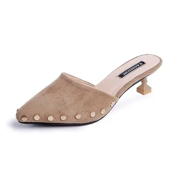 2020 new fashion slides woman shoes designer luxury brand rivets pointed toe mules ladies sandals women medium heel shoes red
2020 new fashion slides woman shoes designer luxury brand rivets pointed toe mules ladies sandals women medium heel shoes red