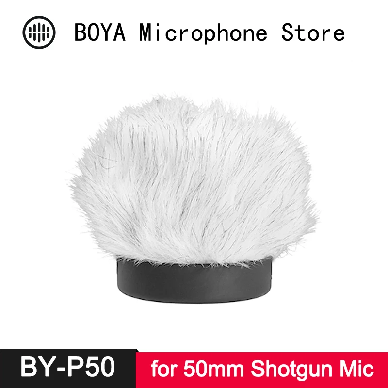 BOYA 50mm Shotgun Microphone Furry Windshield Muff for C451 B C480 B/CK61 62 63 SE300 B SGM-2X Beyerdynamic MCE 72 DPA 4006 4011
BOYA 50mm Shotgun Microphone Furry Windshield Muff for C451 B C480 B/CK61 62 63 SE300 B SGM-2X Beyerdynamic MCE 72 DPA 4006 4011