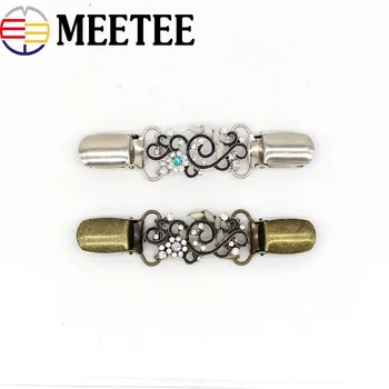 4Pcs 10CM Rhinestone Metal Buttons Sweater Cardigan Clip Brooch Metal Buckles For Clothes Decoration Garment Hooks
4Pcs 10CM Rhinestone Metal Buttons Sweater Cardigan Clip Brooch Metal Buckles For Clothes Decoration Garment Hooks