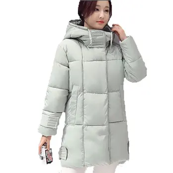 2017 New Women Winter Coat Hooded Long Jacket Thick Warm Cotton jacket Female plus size Loose Wadded Jacket Parkas AE2011
2017 New Women Winter Coat Hooded Long Jacket Thick Warm Cotton jacket Female plus size Loose Wadded Jacket Parkas AE2011