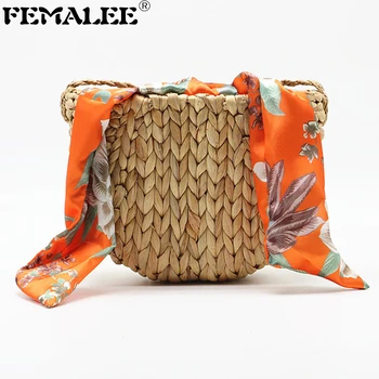 Women Handbag Summer Beach Bag Rattan Woven Handmade Knitted Straw Half Moon Scarfs Single Shoulder Bag Bohemia New
Women Handbag Summer Beach Bag Rattan Woven Handmade Knitted Straw Half Moon Scarfs Single Shoulder Bag Bohemia New