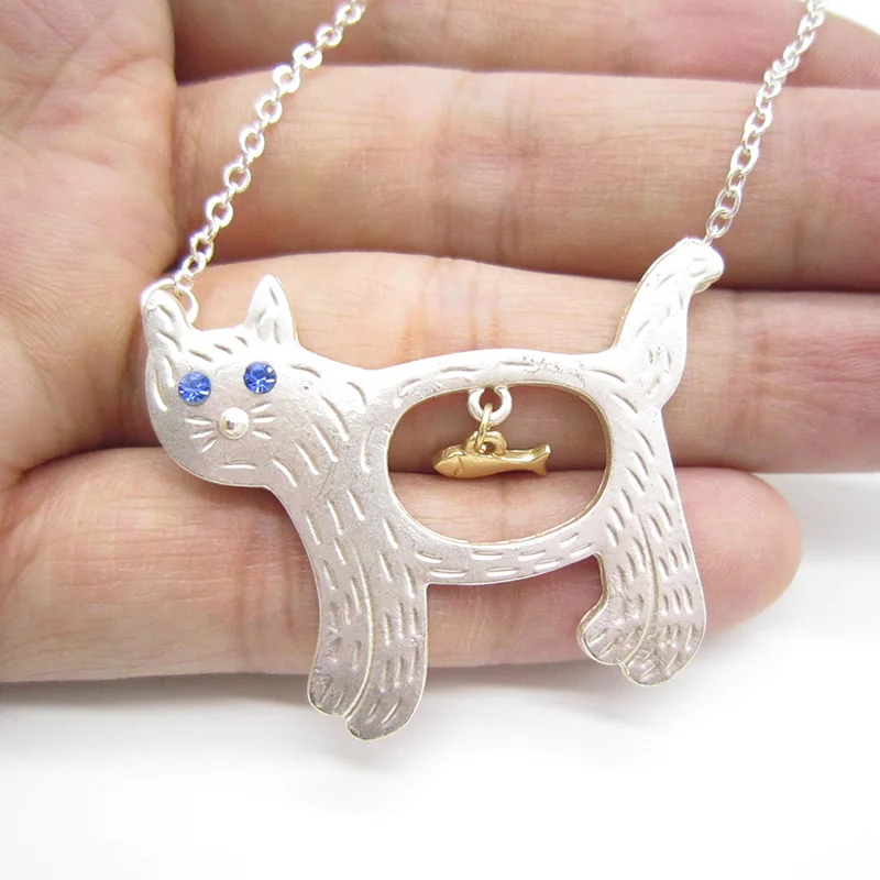 Drop Shipping 2016 New Arrival Cute Cat Kitten Pendant Necklace for Women Harajuku Style
Drop Shipping 2016 New Arrival Cute Cat Kitten Pendant Necklace for Women Harajuku Style