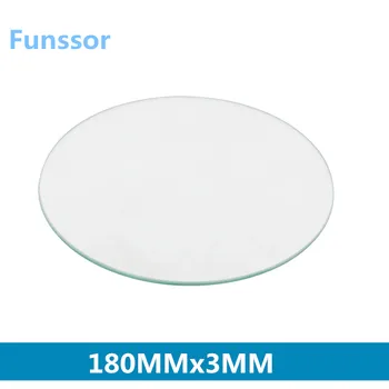 Funssor Diameter 180mm round borosilicate/high tempered glass plate, 3mm Thickness For DIY Delta 3D Printer
Funssor Diameter 180mm round borosilicate/high tempered glass plate, 3mm Thickness For DIY Delta 3D Printer