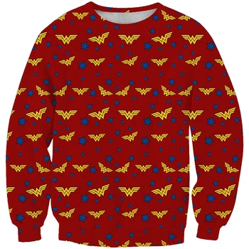 New arrival fashion Unisex Sweatshirt 3D Wonder Woman print simple Casual white relaxtion oversized Clothes Free shipping
New arrival fashion Unisex Sweatshirt 3D Wonder Woman print simple Casual white relaxtion oversized Clothes Free shipping