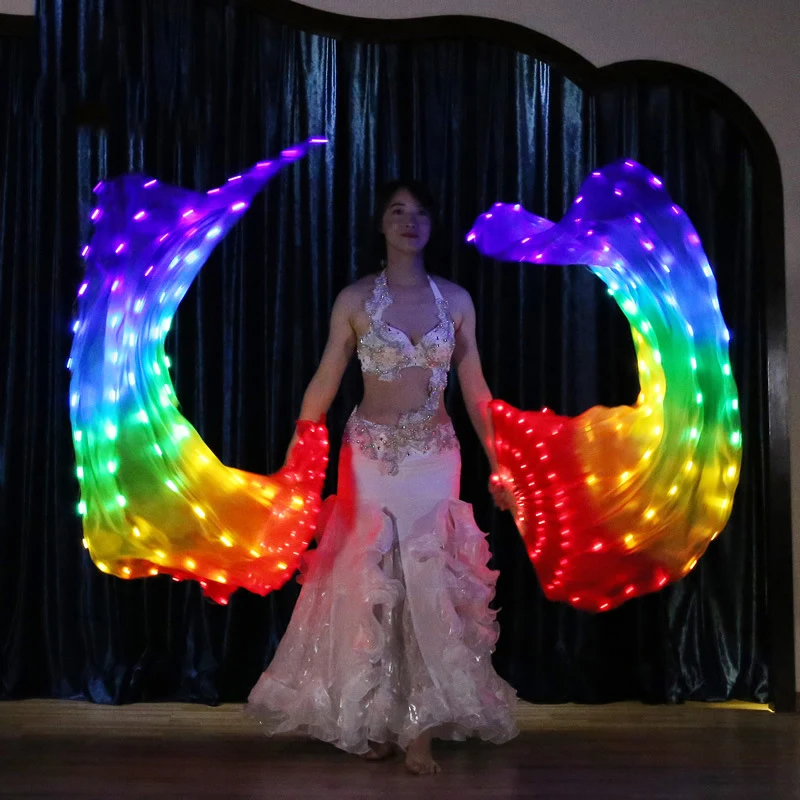 1 Pieces Fans Stage Performance Belly Dance LED Fans 180cm Level Hand Props Belly Dance Accessories Rainbow Strong Lamps
1 Pieces Fans Stage Performance Belly Dance LED Fans 180cm Level Hand Props Belly Dance Accessories Rainbow Strong Lamps