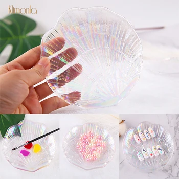 New 1pcs Colorful Glass Nail Palette With Shell Shape UV Gel Painting Board Nail Art Display Tips For Manicure
New 1pcs Colorful Glass Nail Palette With Shell Shape UV Gel Painting Board Nail Art Display Tips For Manicure