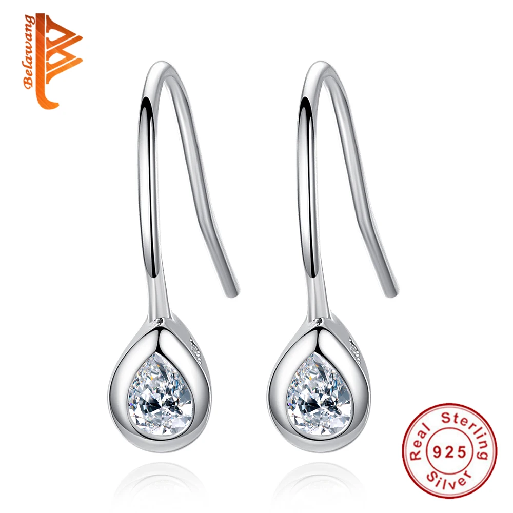 100% Genuine Elegant Water Drop Dangle Earrings For Women Fashion Clear CZ Drop Earring Wedding Party Jewelry
100% Genuine Elegant Water Drop Dangle Earrings For Women Fashion Clear CZ Drop Earring Wedding Party Jewelry