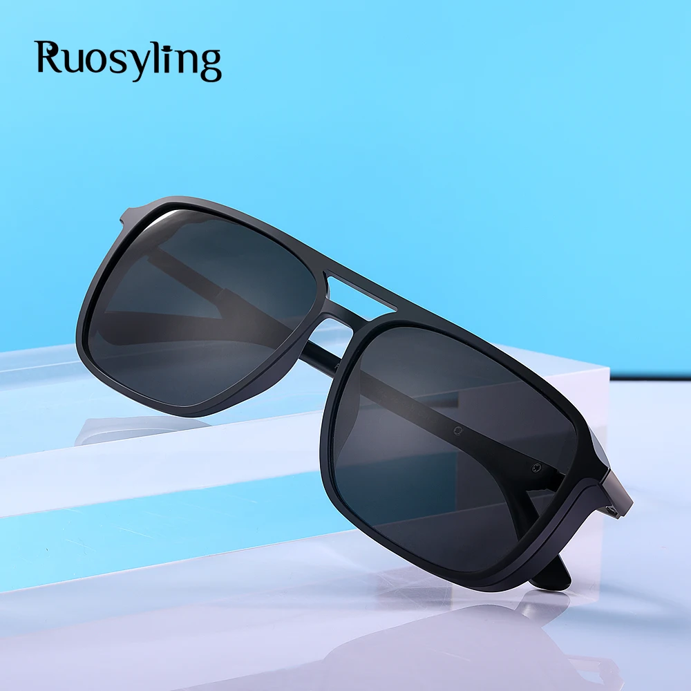 Ruosyling Men Sunglasses Polarized 2019 Luxury Brand UV 400 Sunglasses Men Square TR Frame Ultra-Light Flexible Sunglasses Man
Ruosyling Men Sunglasses Polarized 2019 Luxury Brand UV 400 Sunglasses Men Square TR Frame Ultra-Light Flexible Sunglasses Man