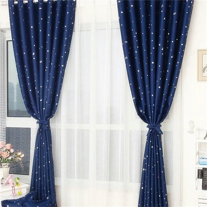 Stylish Window Blackout Curtains Set Of 1 Panels Insulated 100*130CM/ 100*250CM Window Stars Pattern Long Curtains For Bedroom
Stylish Window Blackout Curtains Set Of 1 Panels Insulated 100*130CM/ 100*250CM Window Stars Pattern Long Curtains For Bedroom