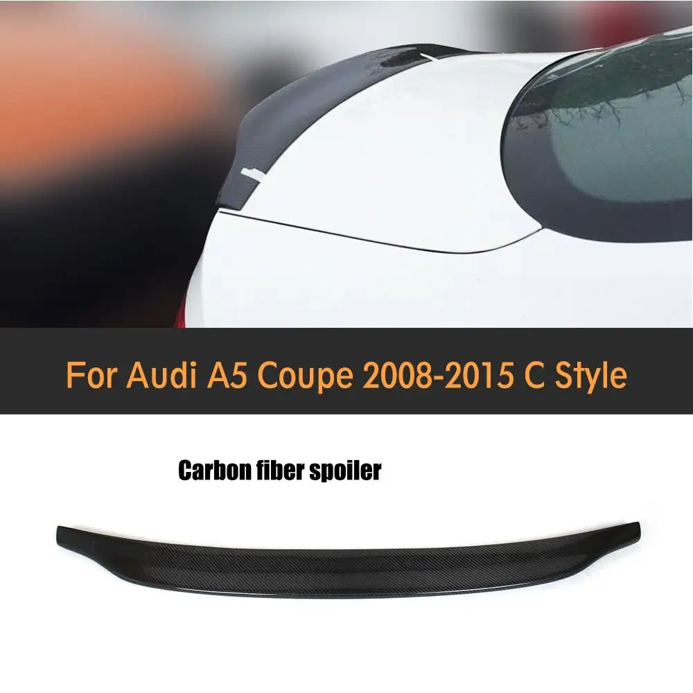 A5 CA Styling Carbon Fiber Racing Rear Spoiler Car Wing Lio For Audi A5 Coupe Standard Bumper 2008-2015
A5 CA Styling Carbon Fiber Racing Rear Spoiler Car Wing Lio For Audi A5 Coupe Standard Bumper 2008-2015