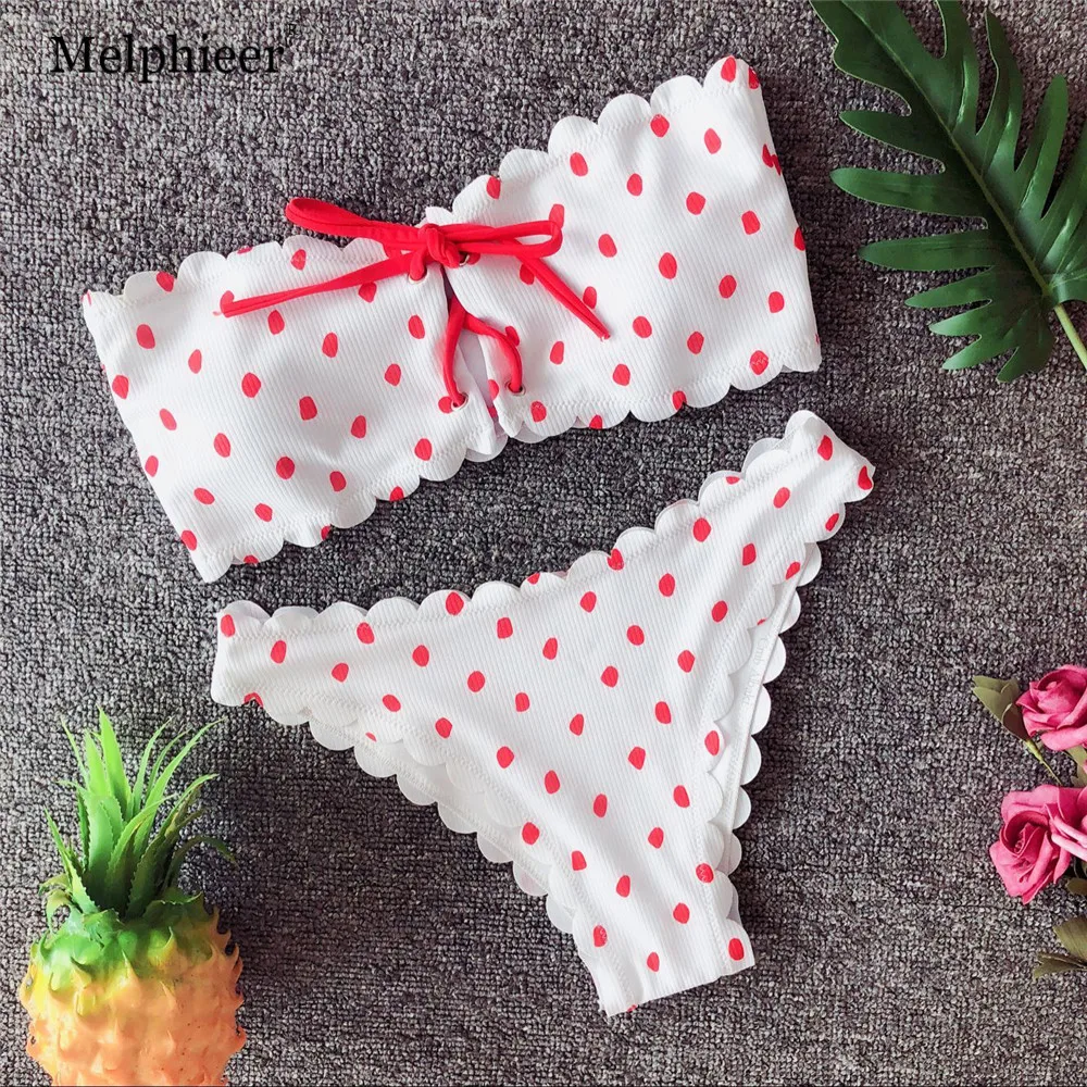 Melphieer New Polka Dot Print Bikini Girls Summer Brazilian Swimwear Biquini Chest Knot Swimsuit Padded Bathing Suits Swim Wear
Melphieer New Polka Dot Print Bikini Girls Summer Brazilian Swimwear Biquini Chest Knot Swimsuit Padded Bathing Suits Swim Wear