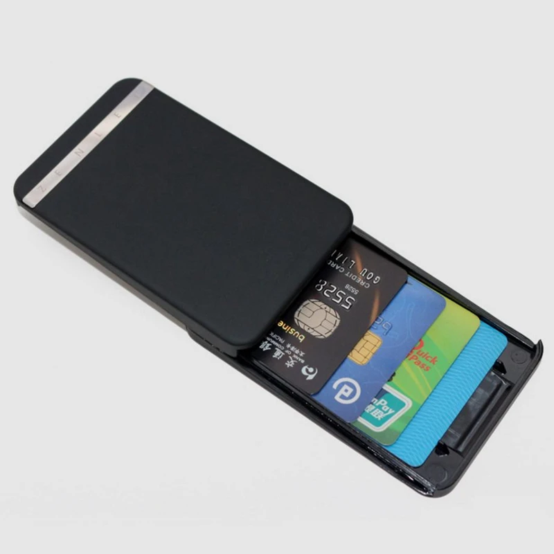 2019 Hot Brand Ingenious RFID Blocking Wallet Bank Credit Card Holder Business Card Case Slide Automatic Credit Card Protector
2019 Hot Brand Ingenious RFID Blocking Wallet Bank Credit Card Holder Business Card Case Slide Automatic Credit Card Protector