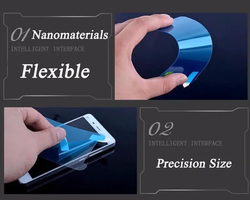 3 шт. для Fly iQ4514 защита экрана премиум класса закаленное стекло мягкая нано