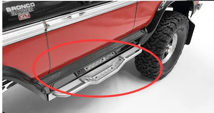 Подножка ранчо/КС для Hraxxas 1/10 Rock Cralwer Trail 4X4 TRX 4 #82016 trx4 Ford Bronco Ranger Defender D110|Детали и