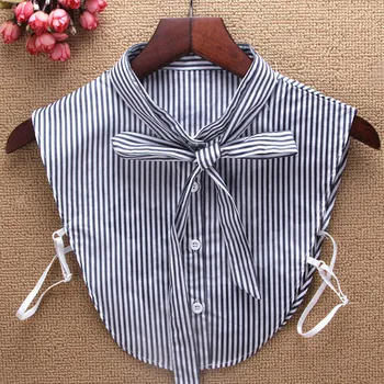 Fashion Accessories False Collar Detachable Vertical Small Fashion Detachable Striped Bow Shirt Fake Collar Women Shirt
Fashion Accessories False Collar Detachable Vertical Small Fashion Detachable Striped Bow Shirt Fake Collar Women Shirt