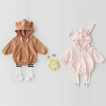 2019 Spring Autumn Toddler Baby Kids Girls Boys Rabbit Cartton Korean Rompers Sweet Bear Clothings
2019 Spring Autumn Toddler Baby Kids Girls Boys Rabbit Cartton Korean Rompers Sweet Bear Clothings