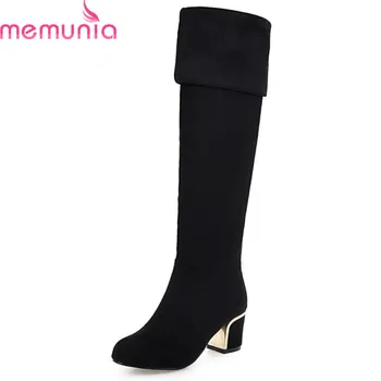 MEMUNIA 2020 new arrival knee high boots women solid colors autumn winter boots simple high heels party prom shoes woman black
MEMUNIA 2020 new arrival knee high boots women solid colors autumn winter boots simple high heels party prom shoes woman black