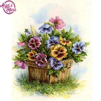 Resin Diamond Painting cross stitch Pansy Diy Needlework Patterns Set For Stitching square diamond Embroidery flowers stickers
Resin Diamond Painting cross stitch Pansy Diy Needlework Patterns Set For Stitching square diamond Embroidery flowers stickers