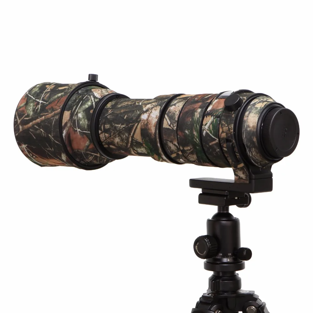Camera Lens Coat Camouflage Lens Protective Case Guns Clothing For Sigma 150-600mm Sport Version Rubber Camo Cover Lens (2)