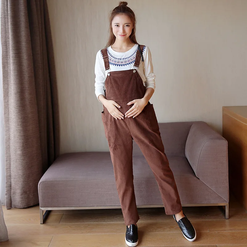 Womens Corduroy Jumpsuits Plus Size Casual Suspender Bib Pants for Pregnant Women Female College Wind Loose Overalls 123004
Womens Corduroy Jumpsuits Plus Size Casual Suspender Bib Pants for Pregnant Women Female College Wind Loose Overalls 123004