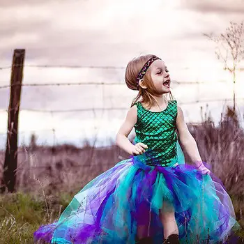 2016 Newest Fashion Party Princess Girl Dress Mermaid Tops Bodysuit Tulle Tutu Outfits Set
2016 Newest Fashion Party Princess Girl Dress Mermaid Tops Bodysuit Tulle Tutu Outfits Set