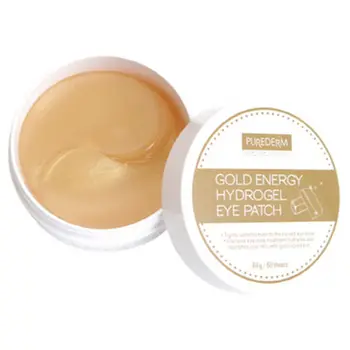 PUREDERM Gold Energy Hydrogel Eye Patch 60pcs Gold Crystal collagen Eye Mask Moisturizing Anti-Wrinkle Korean Cosmetics
PUREDERM Gold Energy Hydrogel Eye Patch 60pcs Gold Crystal collagen Eye Mask Moisturizing Anti-Wrinkle Korean Cosmetics