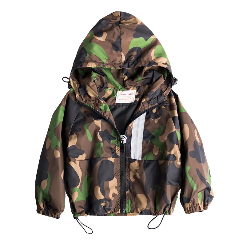 Boys Jacket Coat Kids Spring Autumn Outdoors Hooded Windbreaker Child Windproof Warm Camouflage Jacket Boys Sport Coat 2 3 4 5 7
Boys Jacket Coat Kids Spring Autumn Outdoors Hooded Windbreaker Child Windproof Warm Camouflage Jacket Boys Sport Coat 2 3 4 5 7
