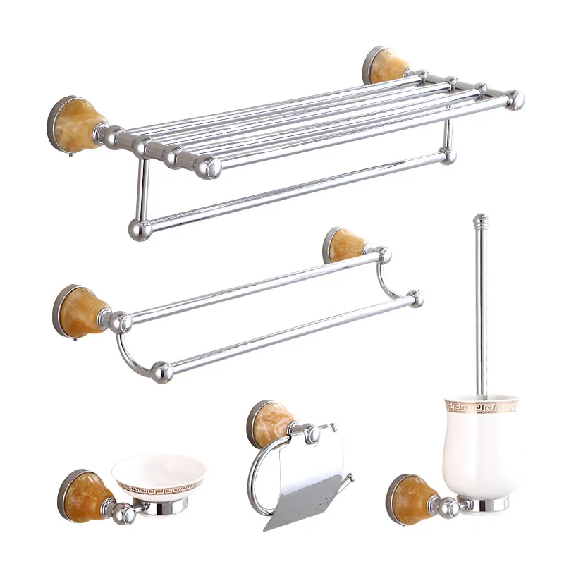 jade towel rack plating bath towel rack bathroom accessories Bath Hardware Sets all copper
jade towel rack plating bath towel rack bathroom accessories Bath Hardware Sets all copper