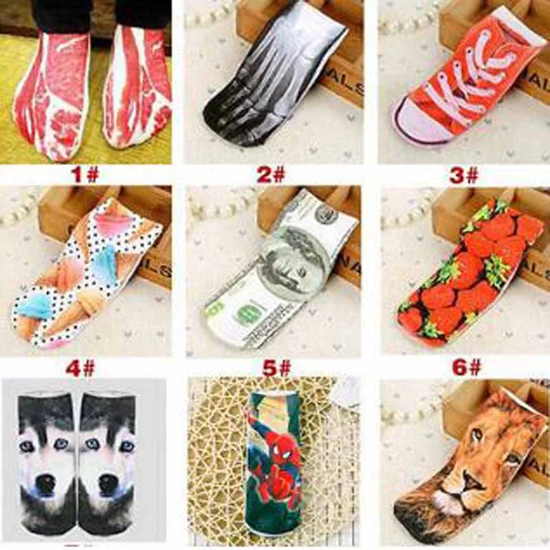 Hot Unique New Summer Cartoon Men Women Short Socks 3D Painting Art Funny Boat Socks Funny Kawaii Colorful Ankle Socks
Hot Unique New Summer Cartoon Men Women Short Socks 3D Painting Art Funny Boat Socks Funny Kawaii Colorful Ankle Socks